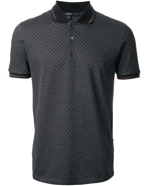 gucci diamond check polo shirt|Gucci polo shirts for cheap.